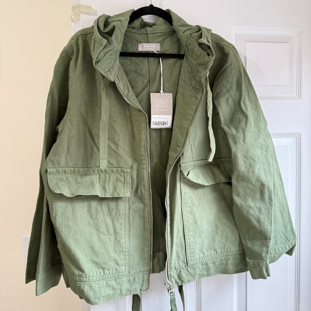 EVERLANE Green Utility Jacket - Size XL - NWT